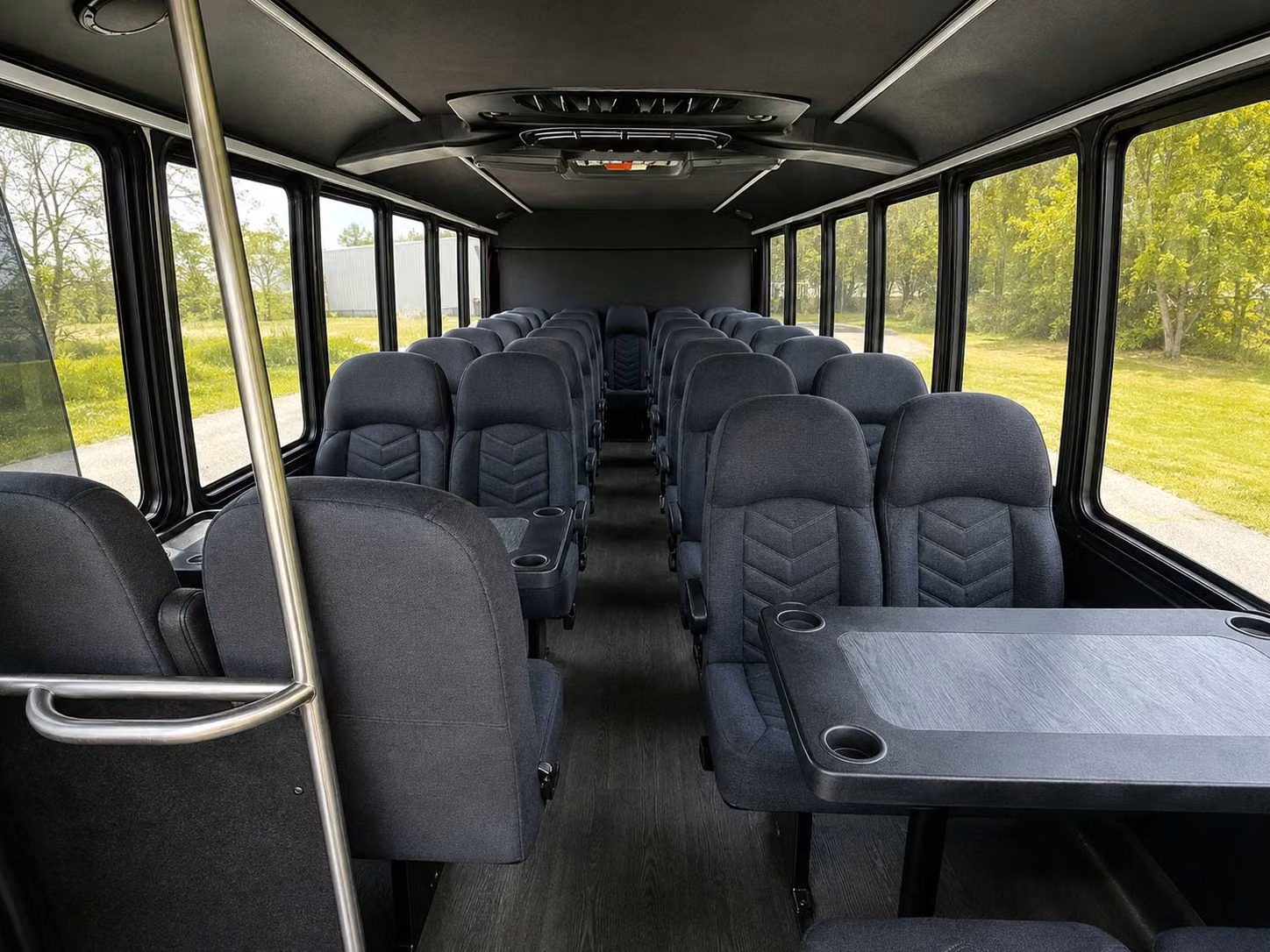 15 passenger minibus inside