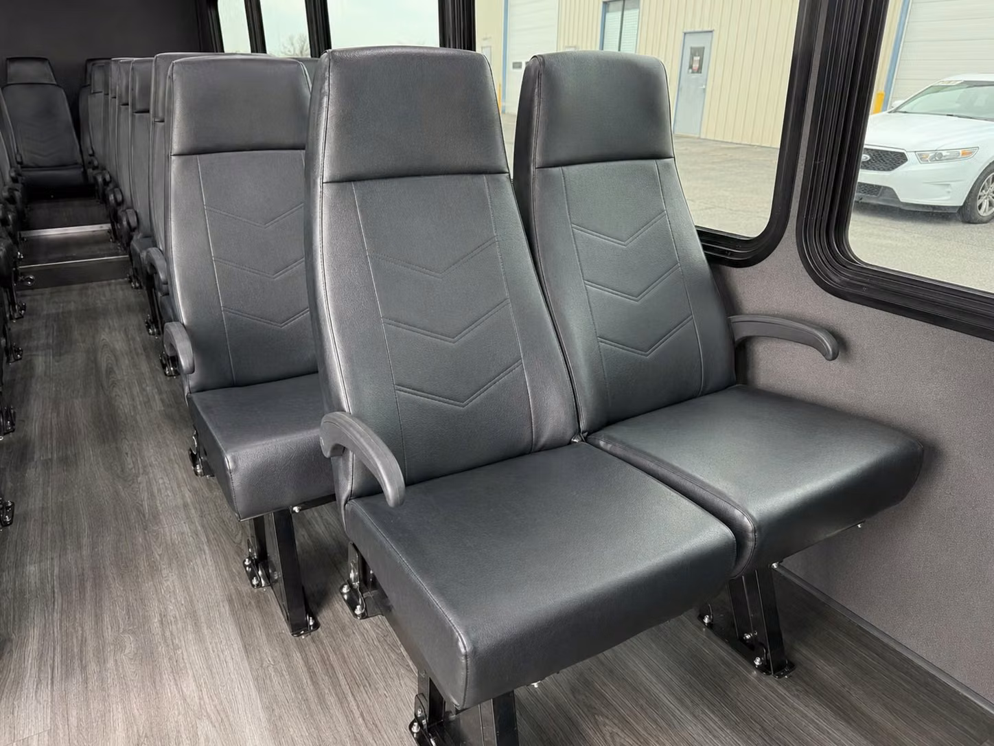 15 passenger minibus interior