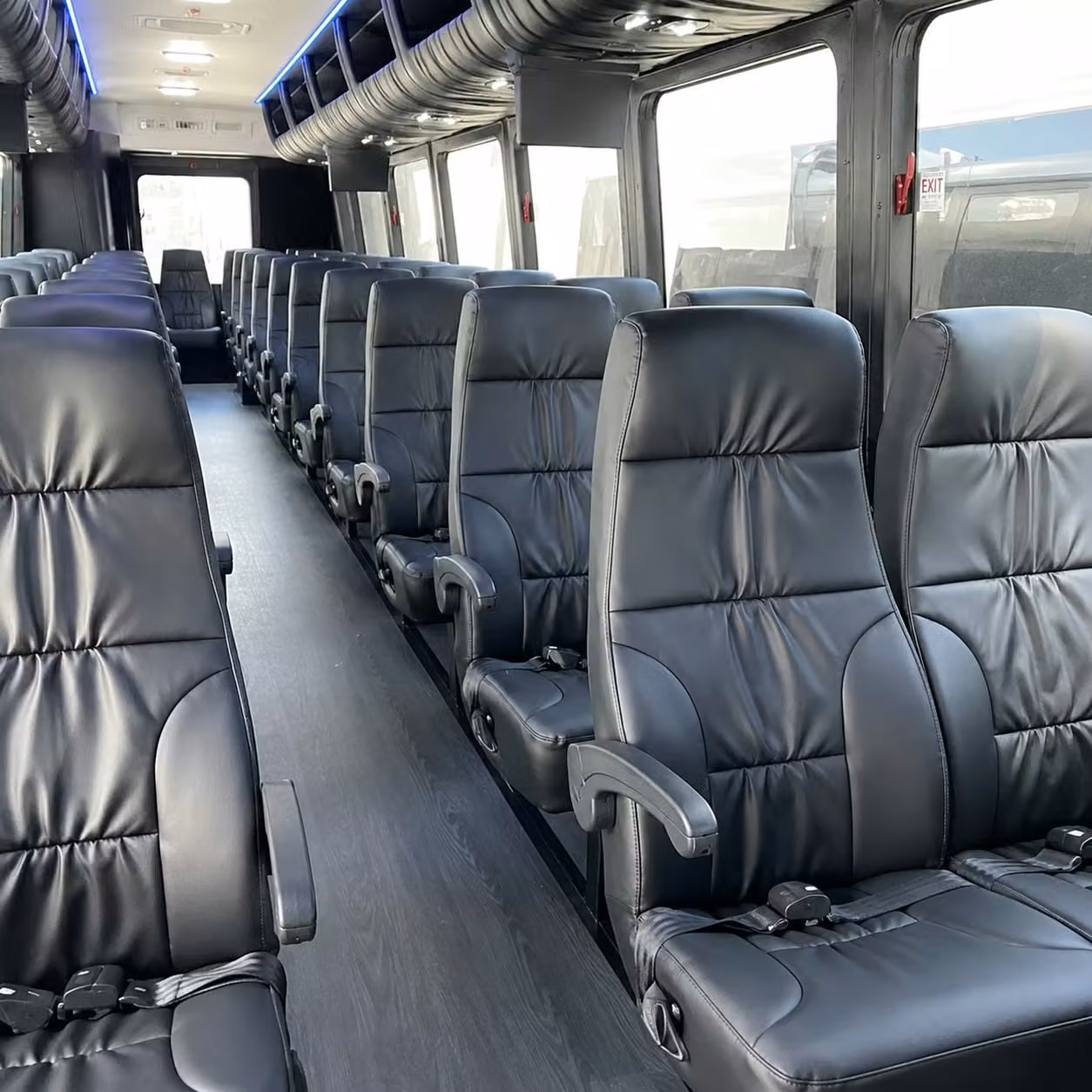 25 passenger minibus inside