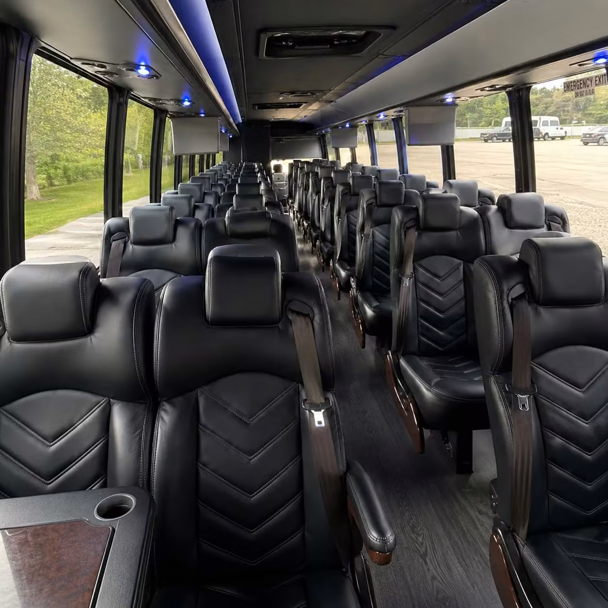 25 passenger minibus interior