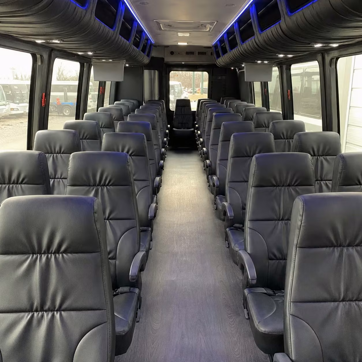 30 passenger minibus interior
