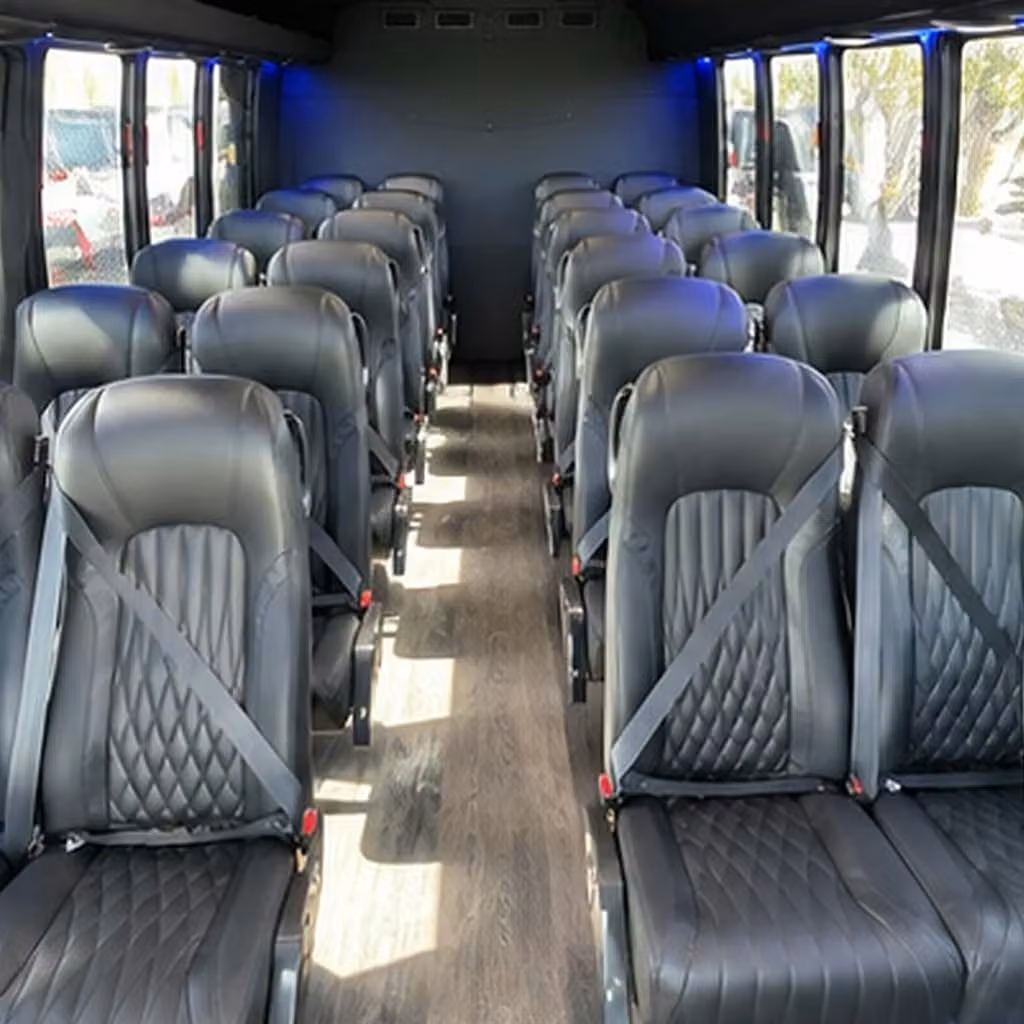 35 passenger minibus inside