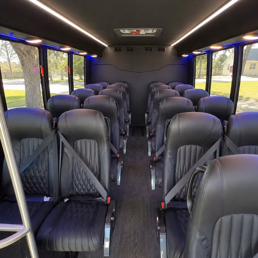 35 passenger minibus interior