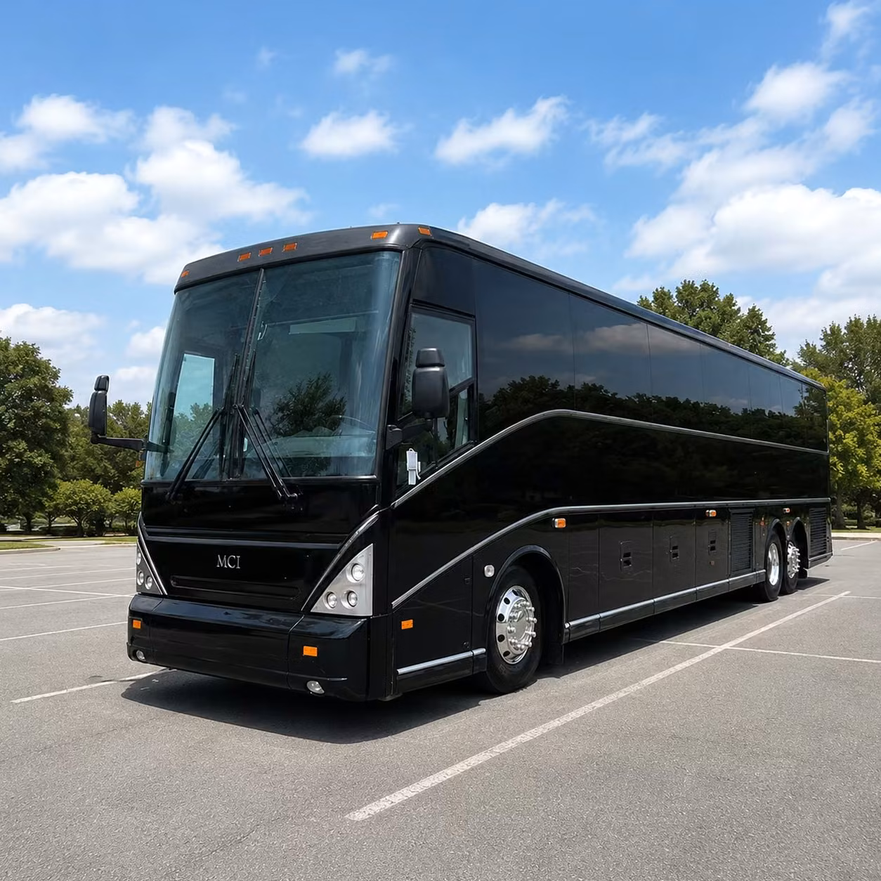 56 passenger charter bus