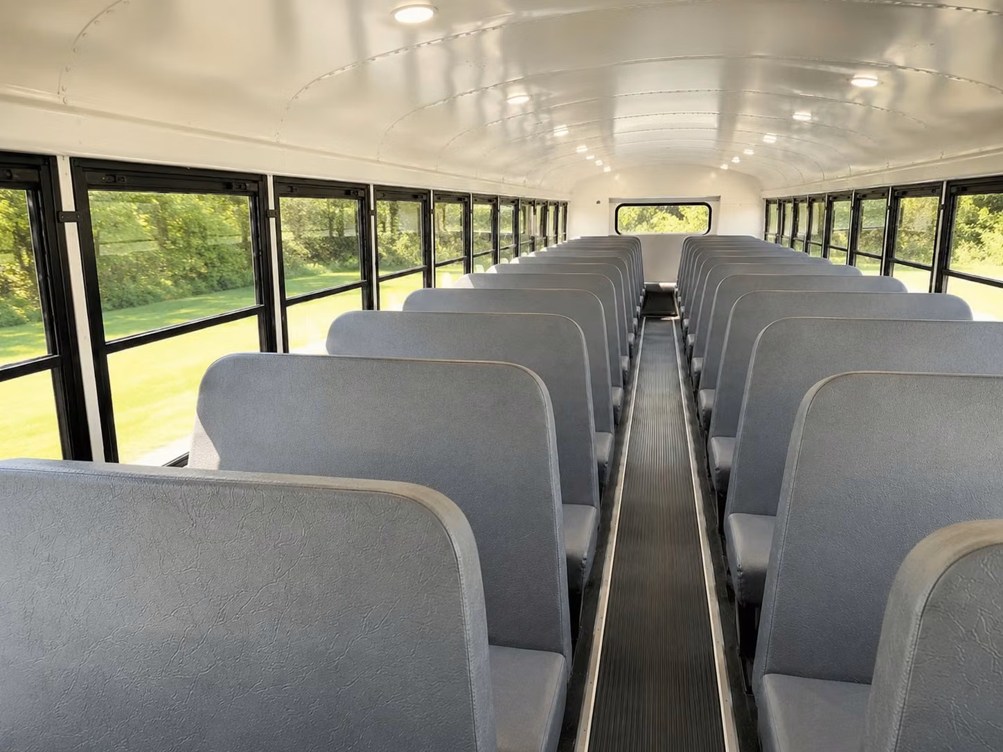 school bus interior